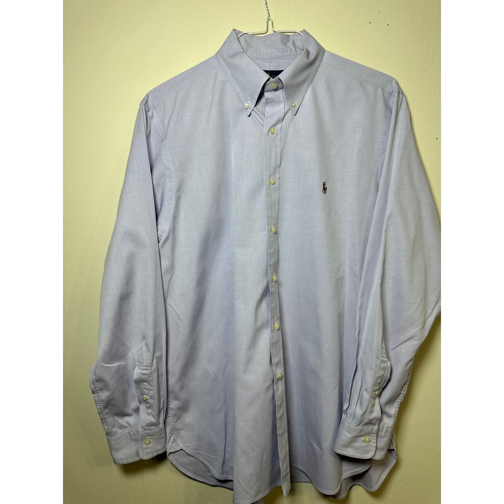 Ralph Lauren Oxford Shirt Button Down Long Sleeve Dress‎ Shirt Size 17 (L)